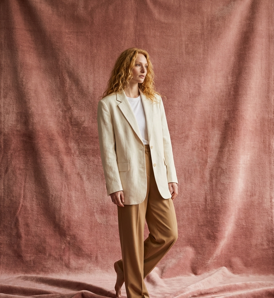 Charlotte Engström with Kapetto Kumo Rose rug