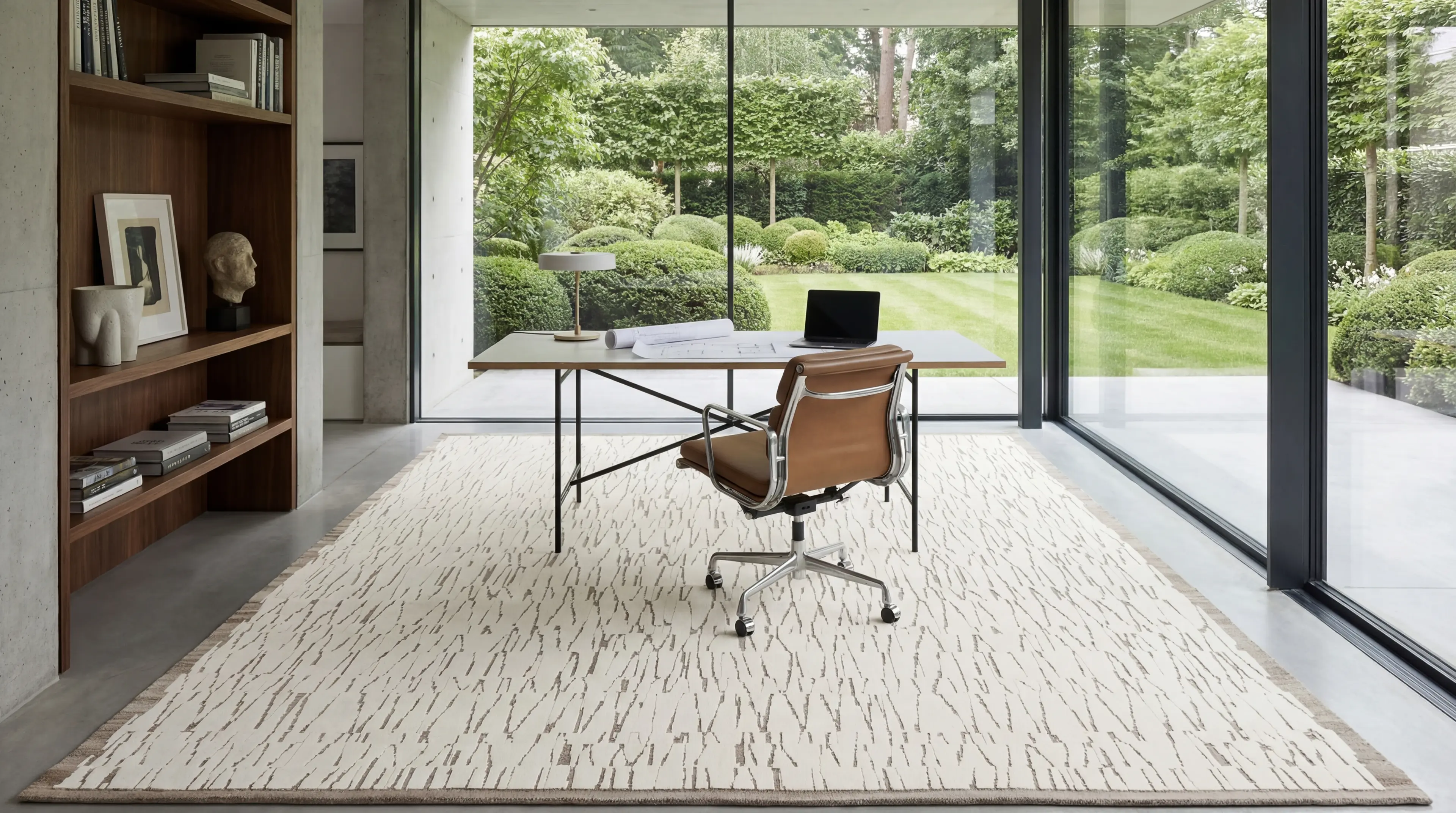 Kiri rug in garden home office
