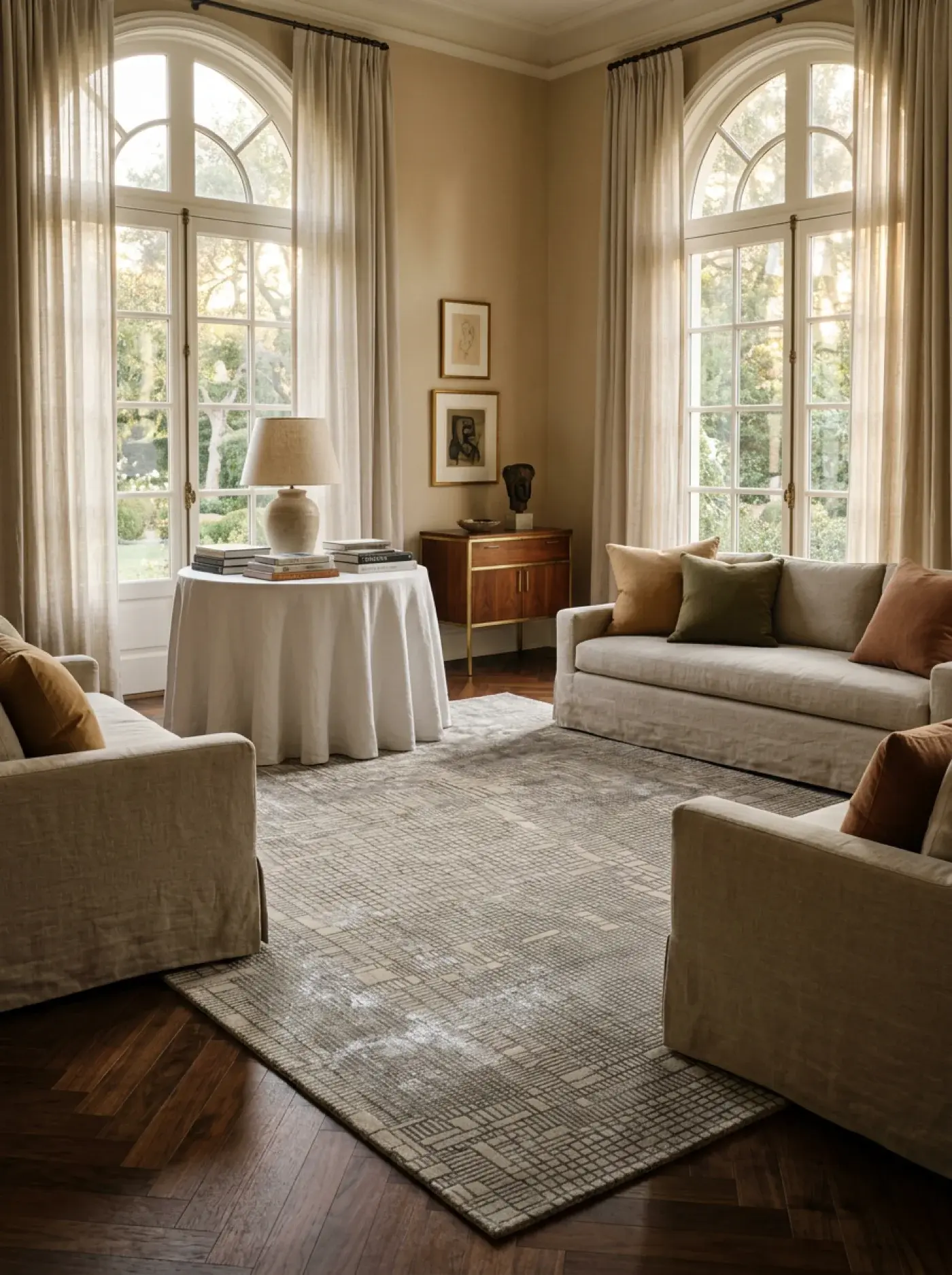 Studio Collection rug in a modern living room setting