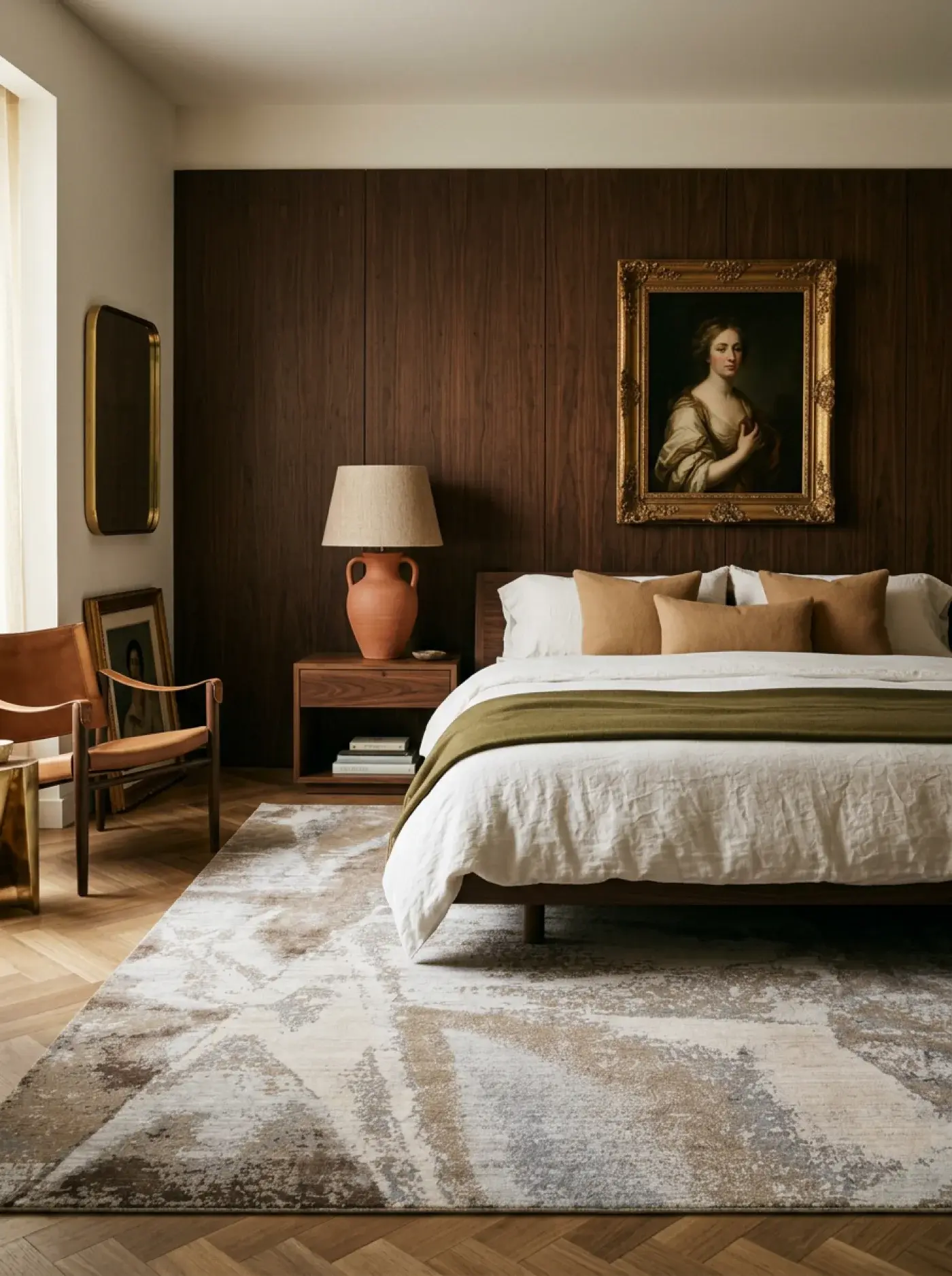 Daiki Beige Multi 8.0x10.0 in a styled room setting