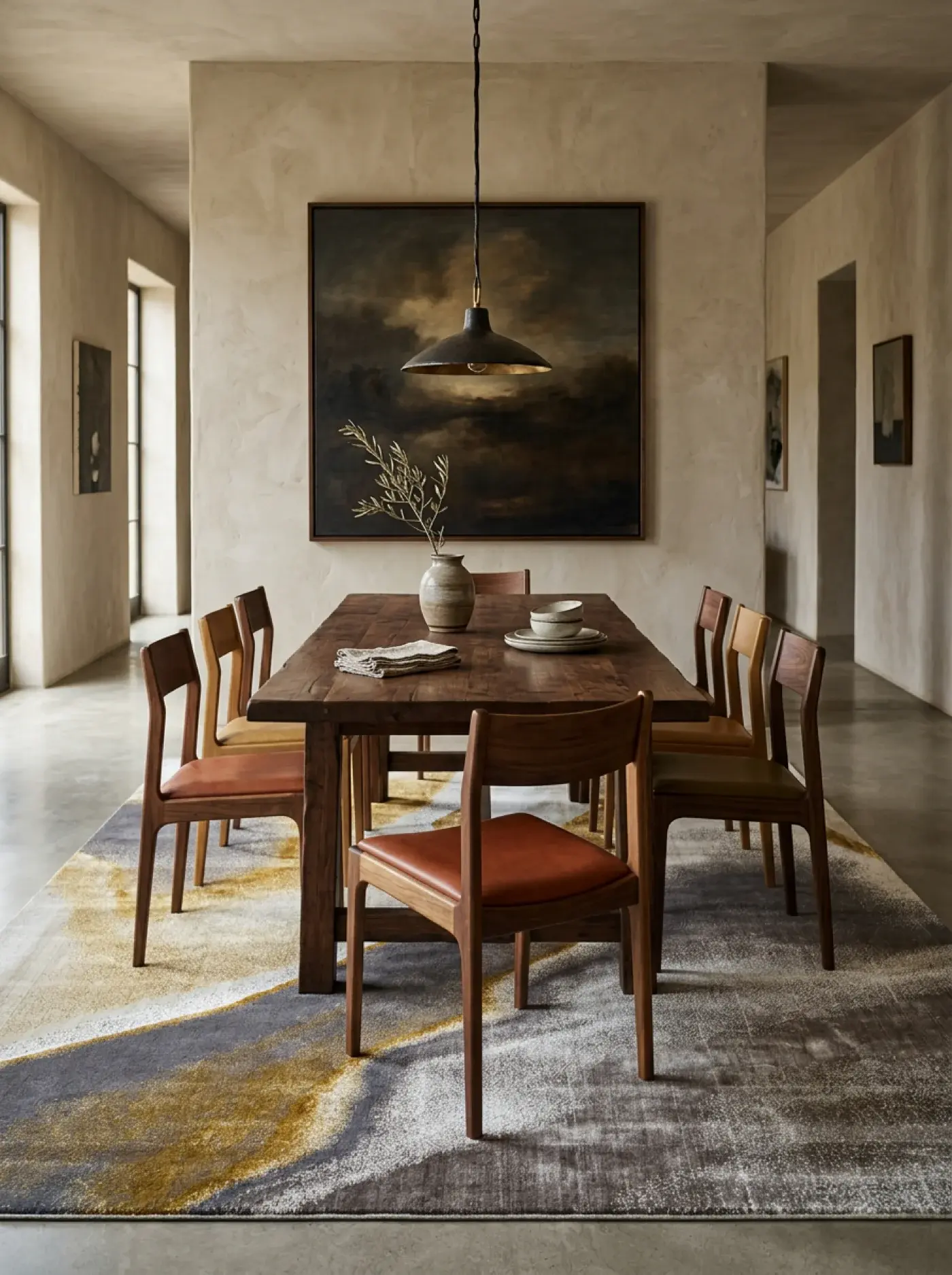 Etsuko Gold Chocolate in a styled room setting