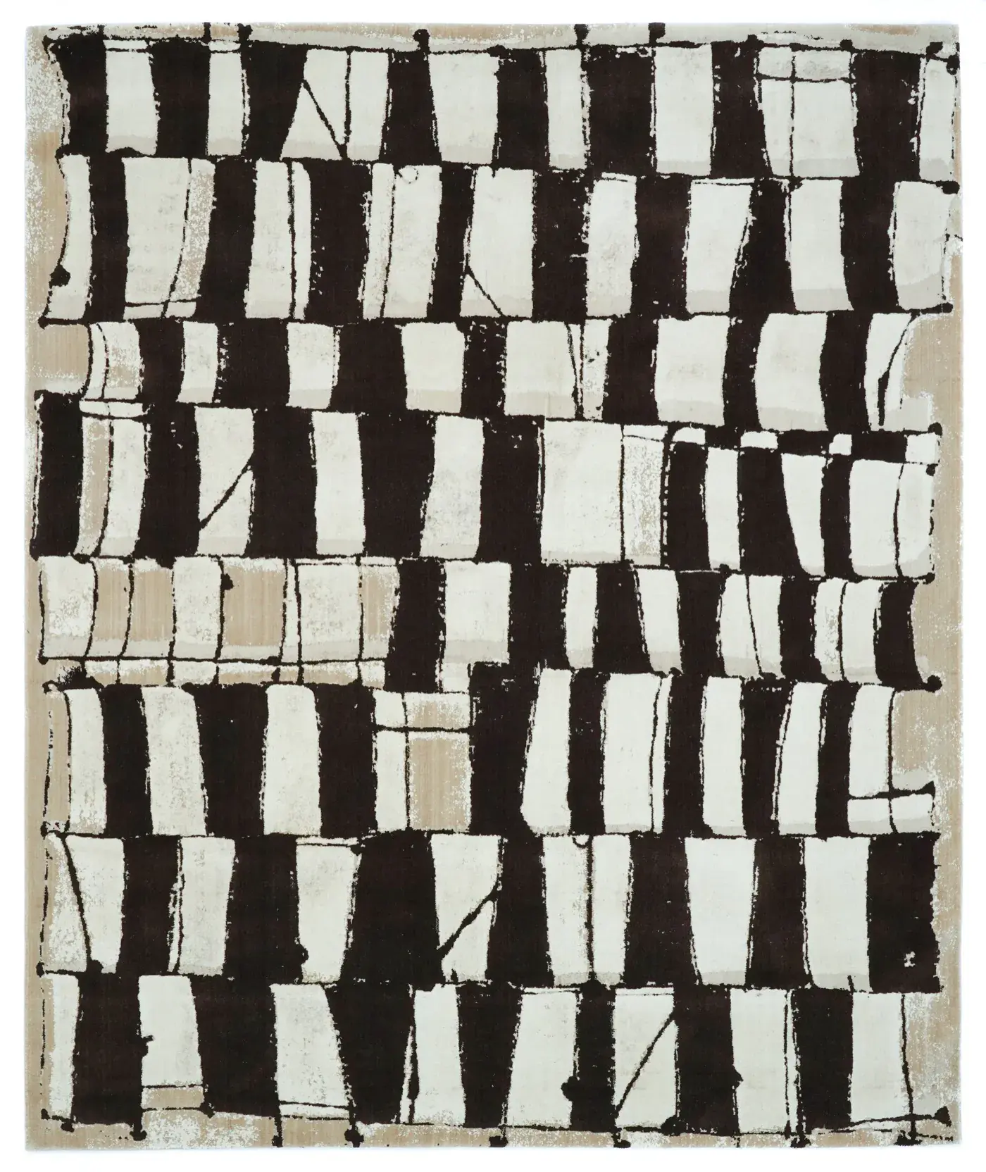 Fumiko Black Beige White detail