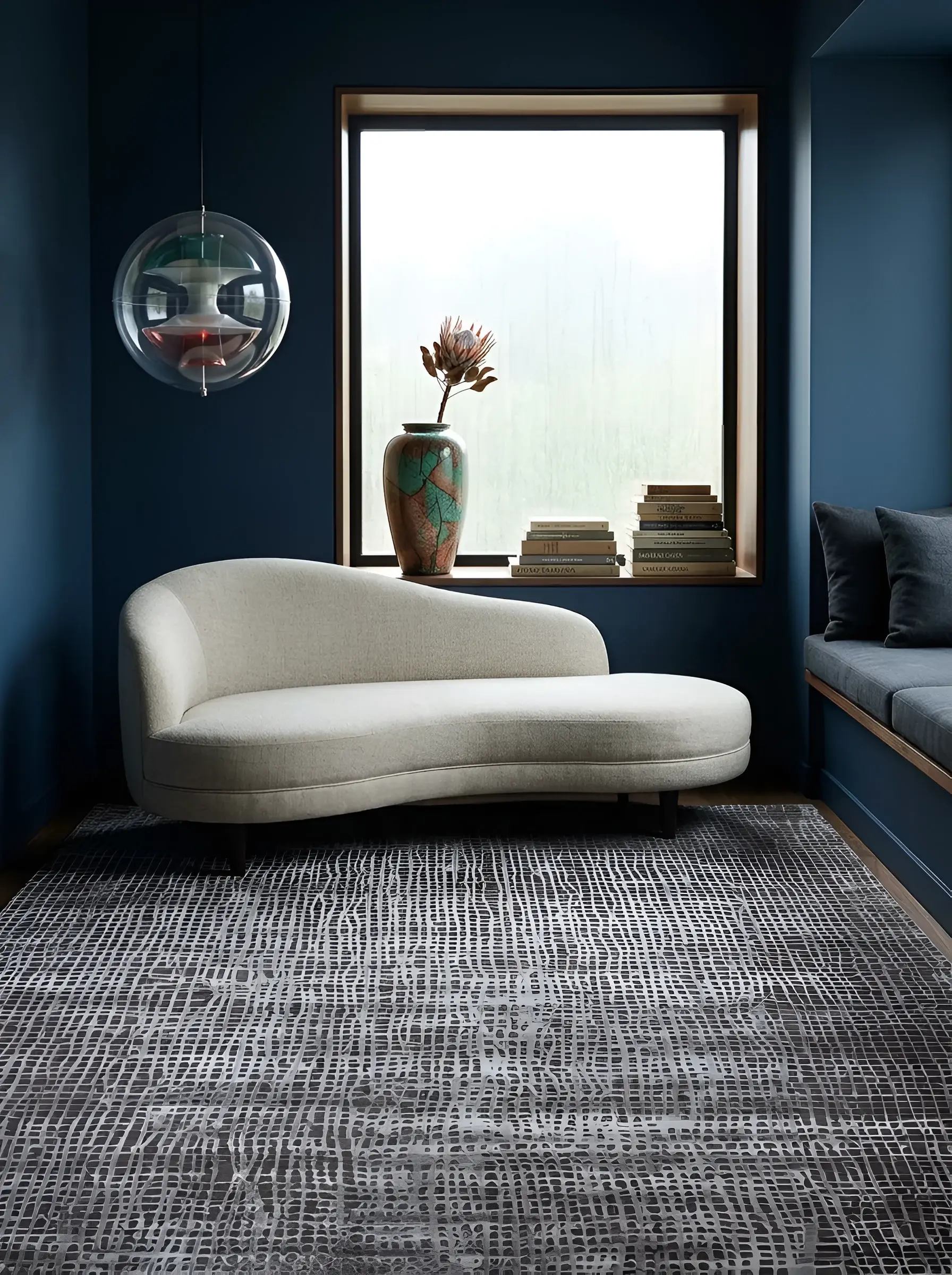 Itsuki Brown Beige in a styled room setting