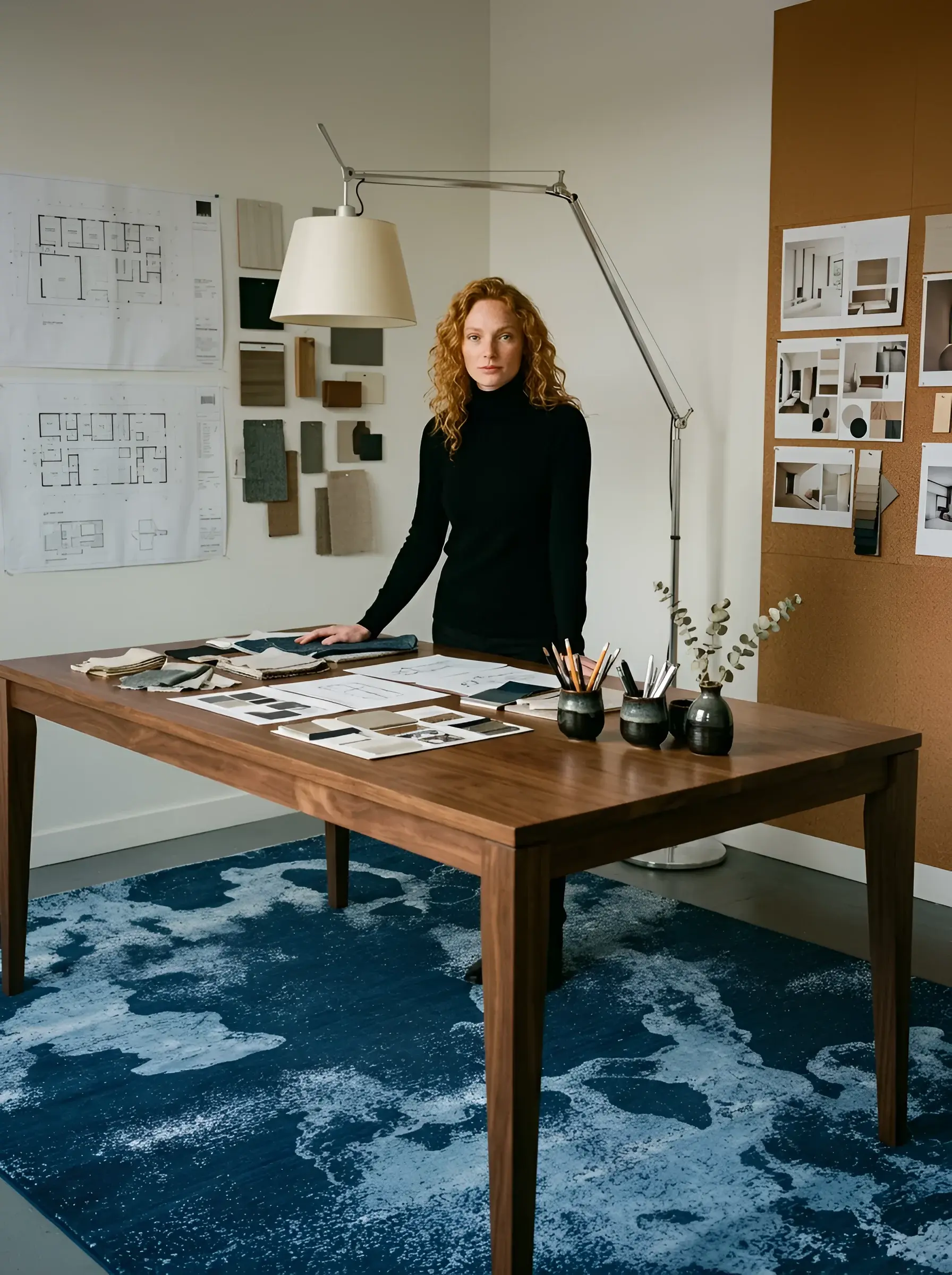 Jun Blue in a styled room setting