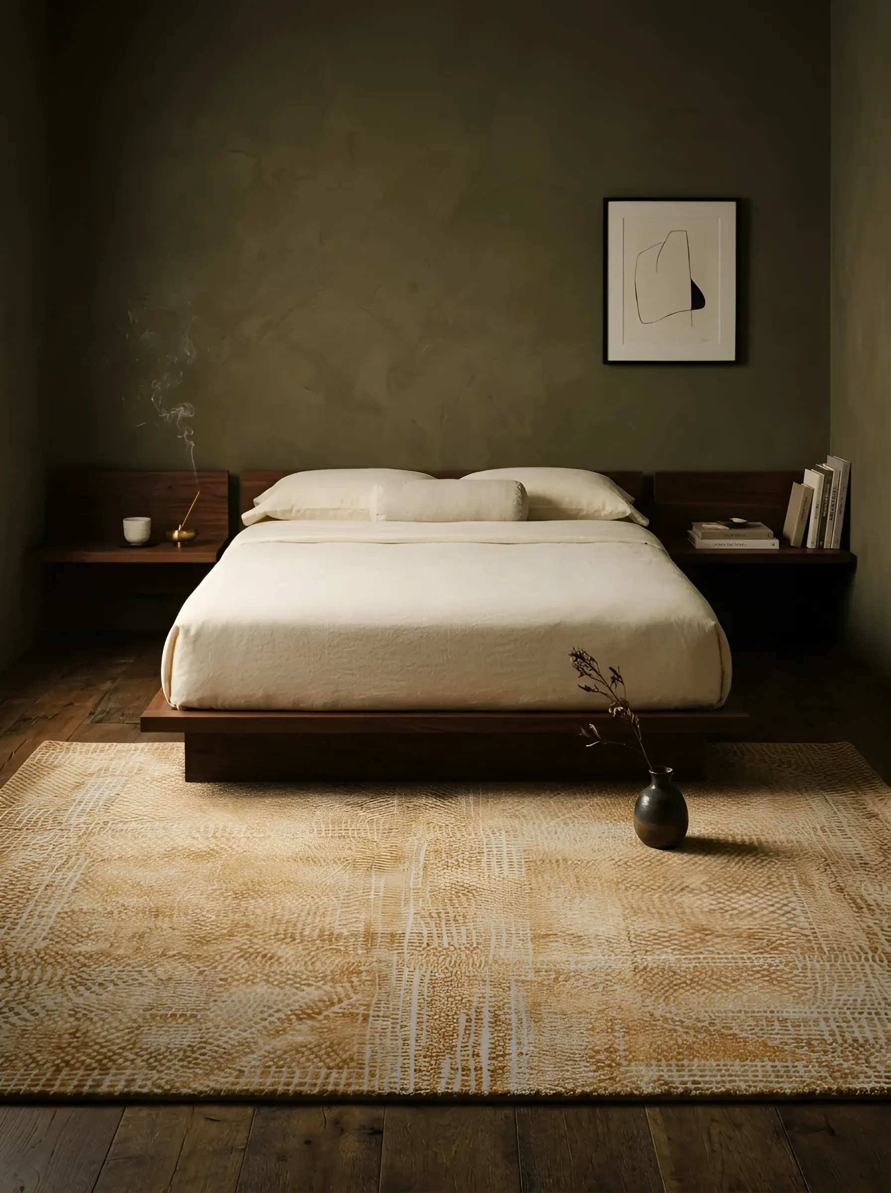 Miyo Gold in a styled room setting