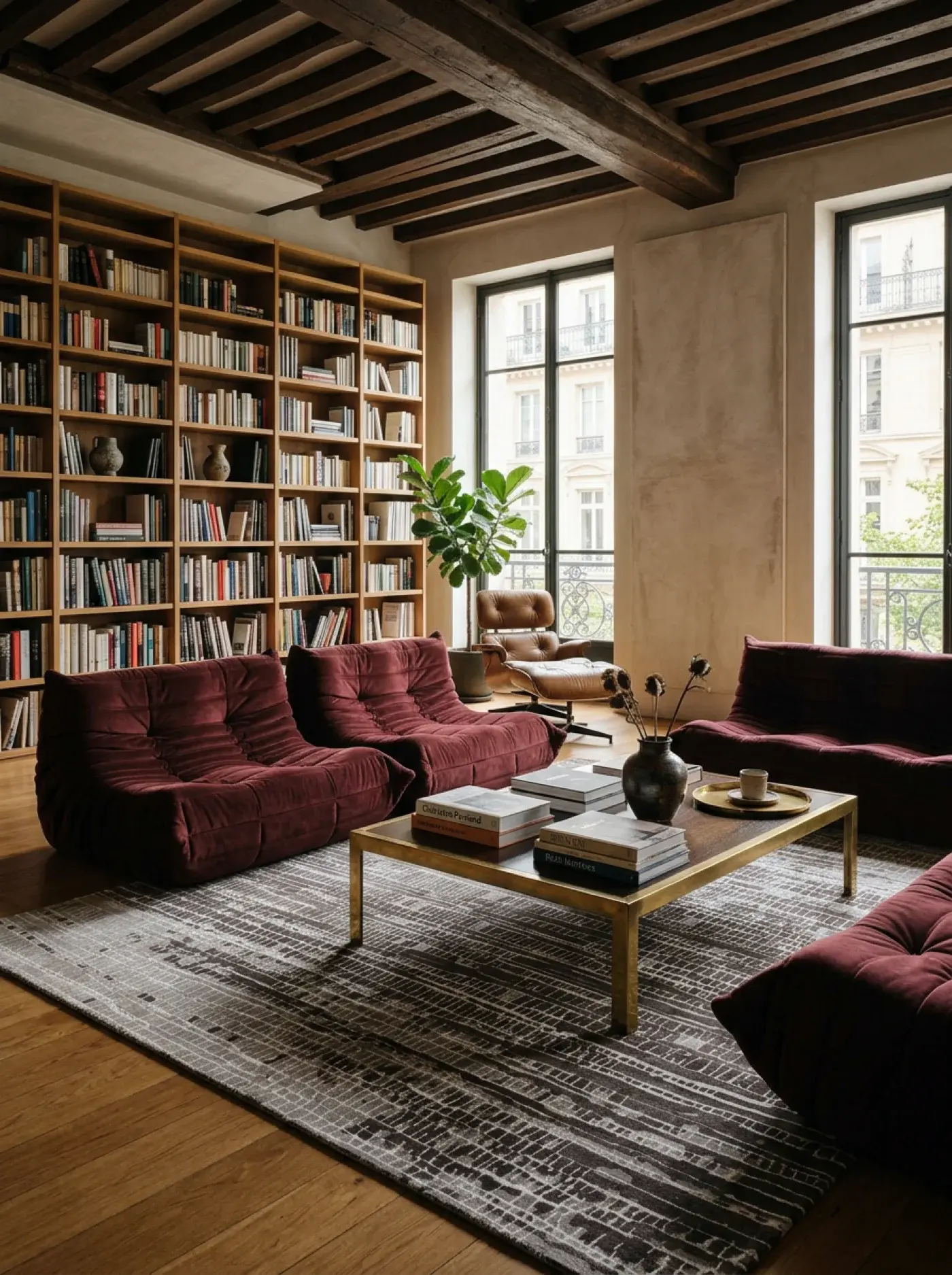 Nanami Silver Beige in a styled room setting