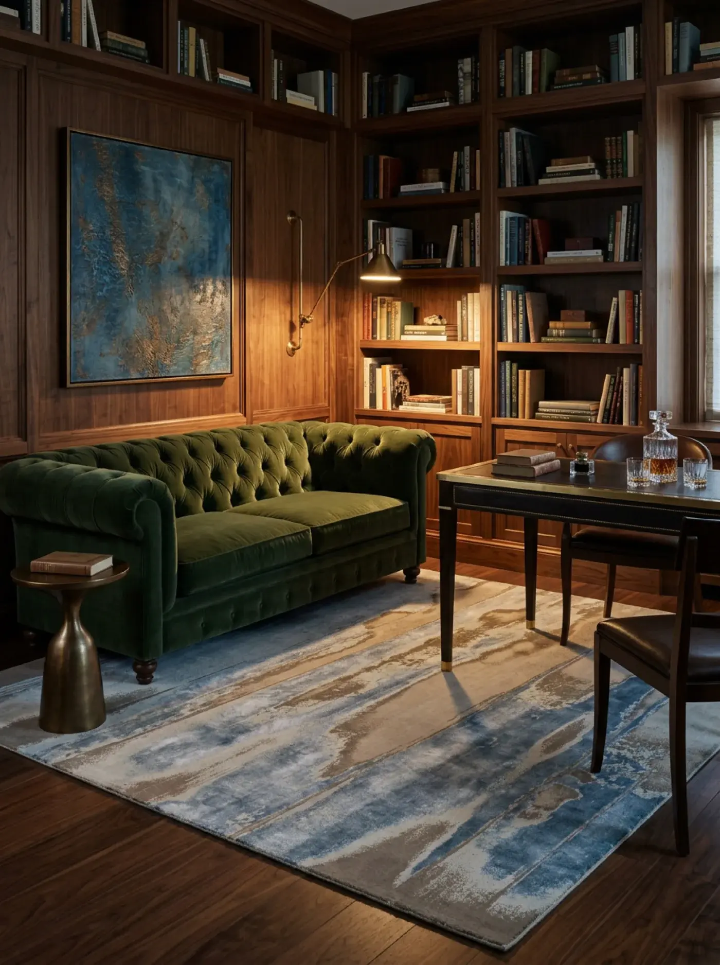 Nao Blue Beige in a styled room setting