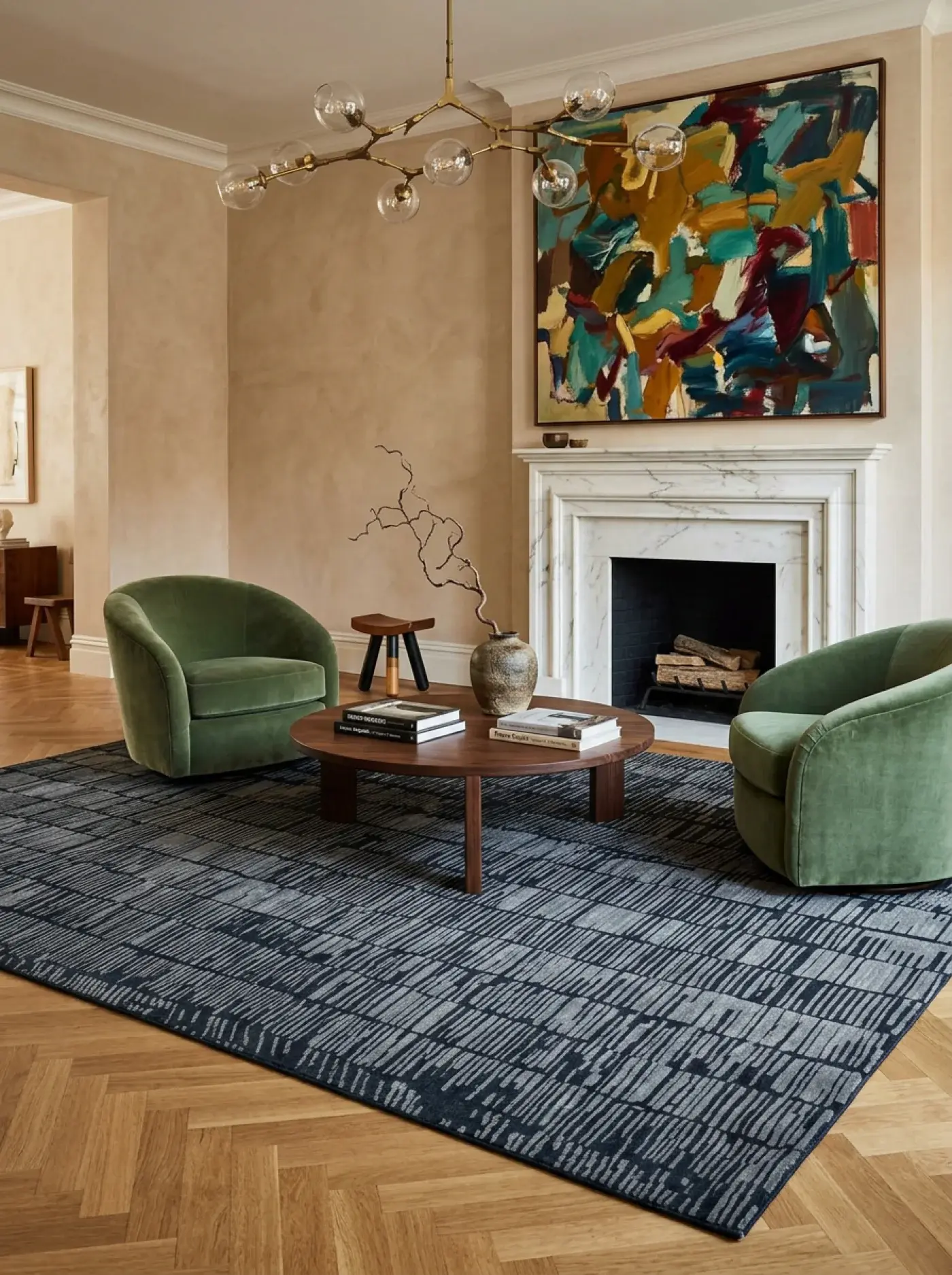 Rina Grey in a styled room setting