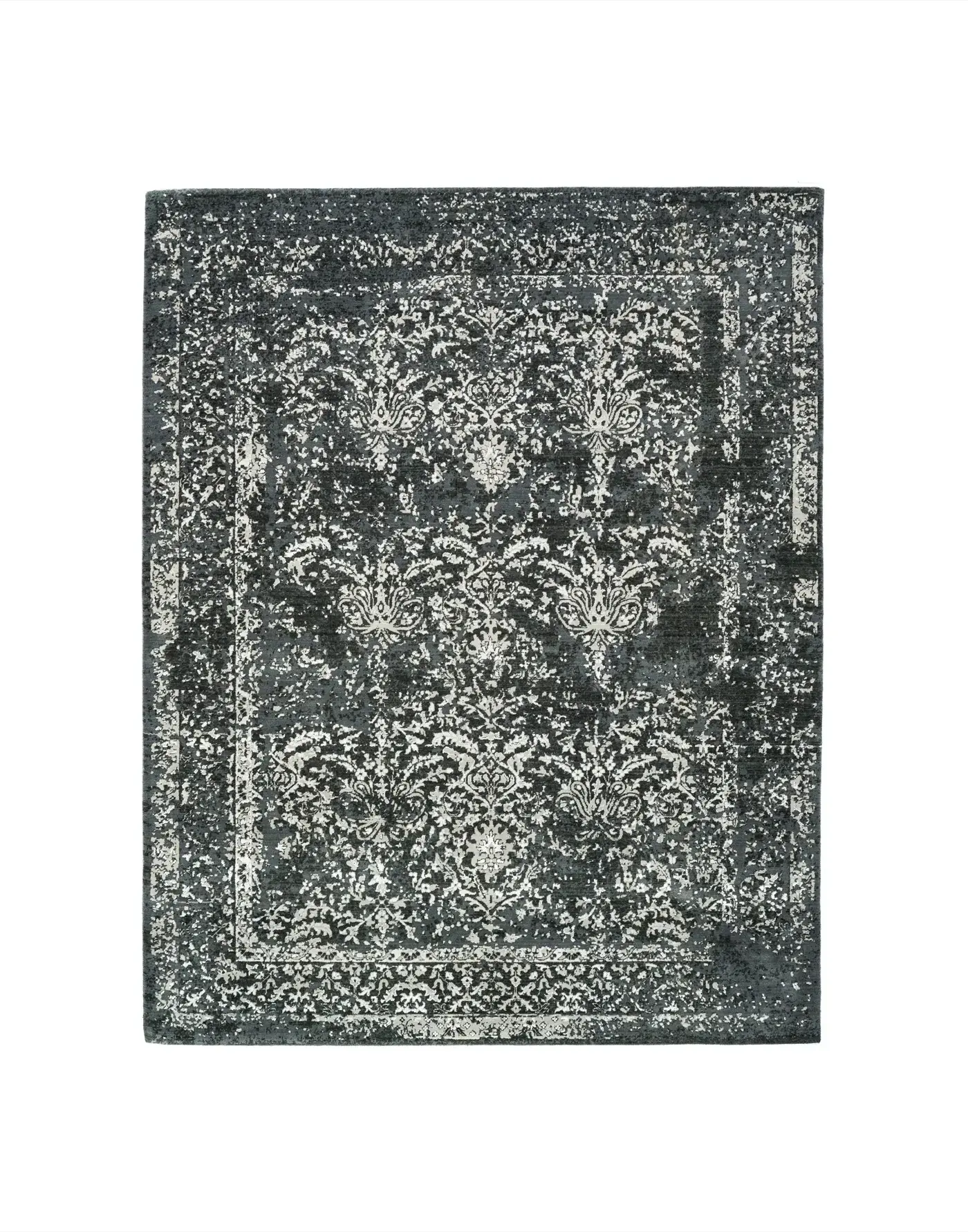 Rumi Grey Charcoal White detail