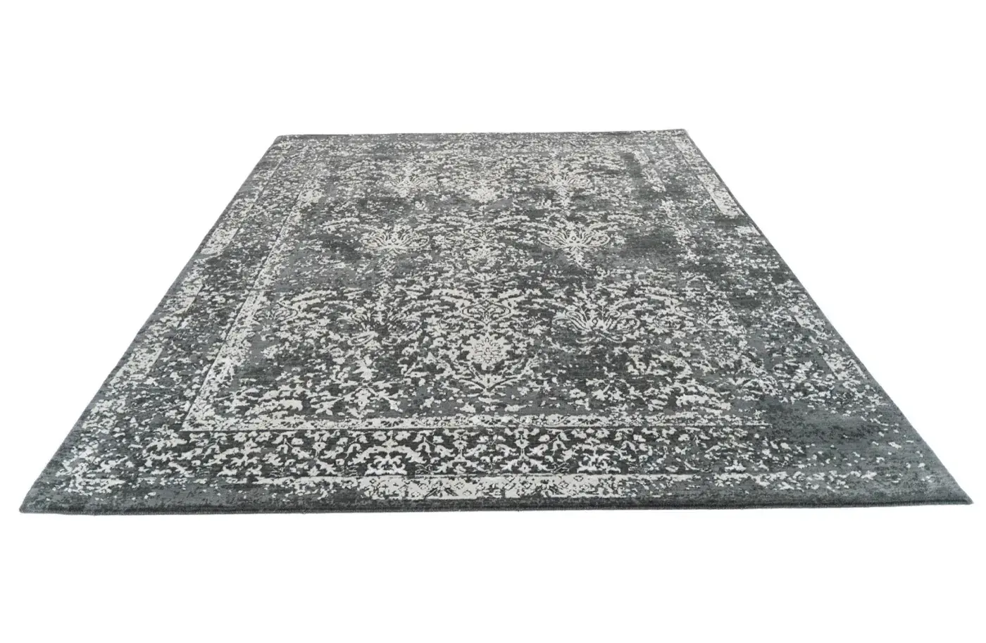 Rumi Grey Charcoal White detail