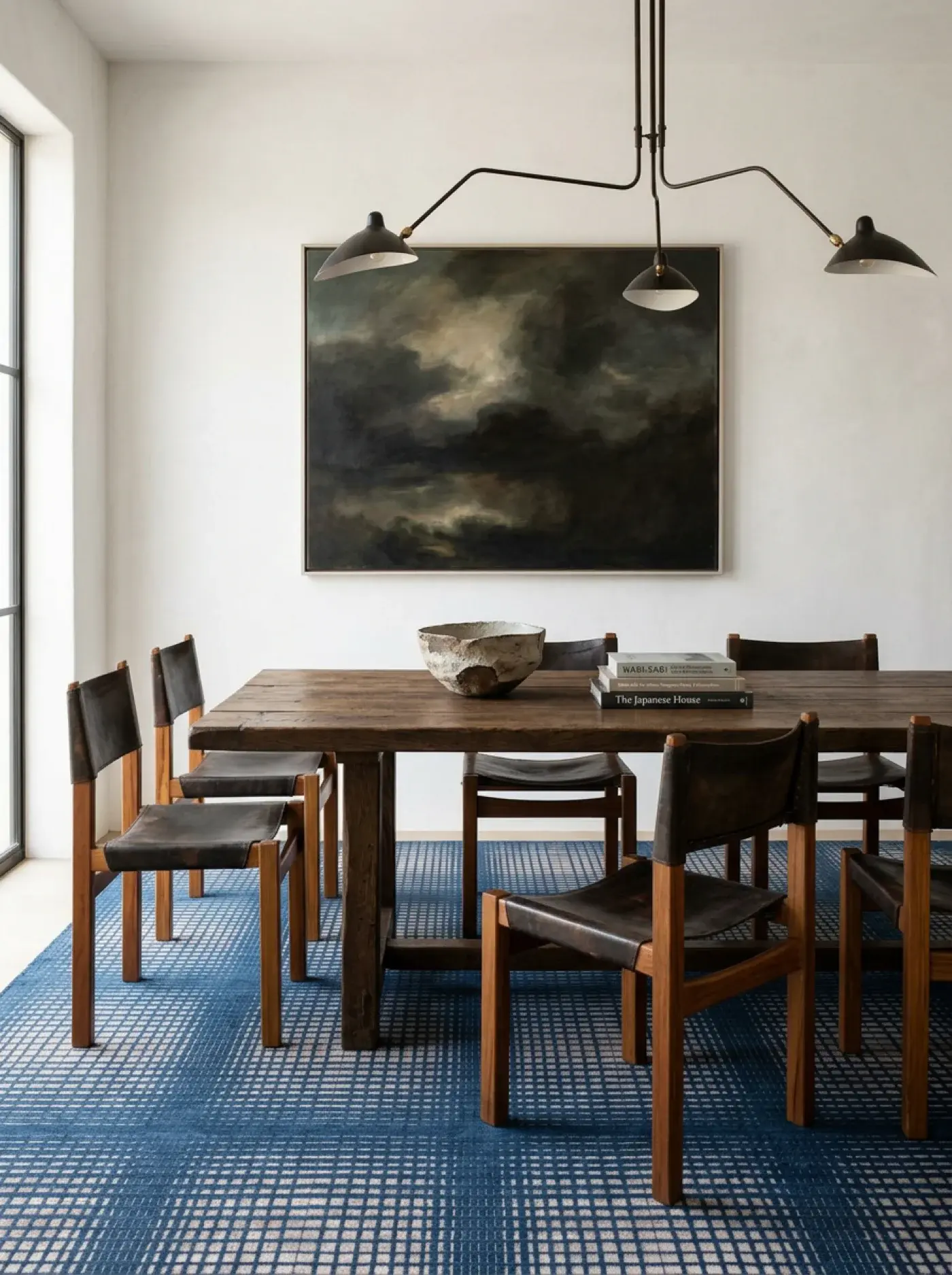 Ryo Navy Blue in a styled room setting