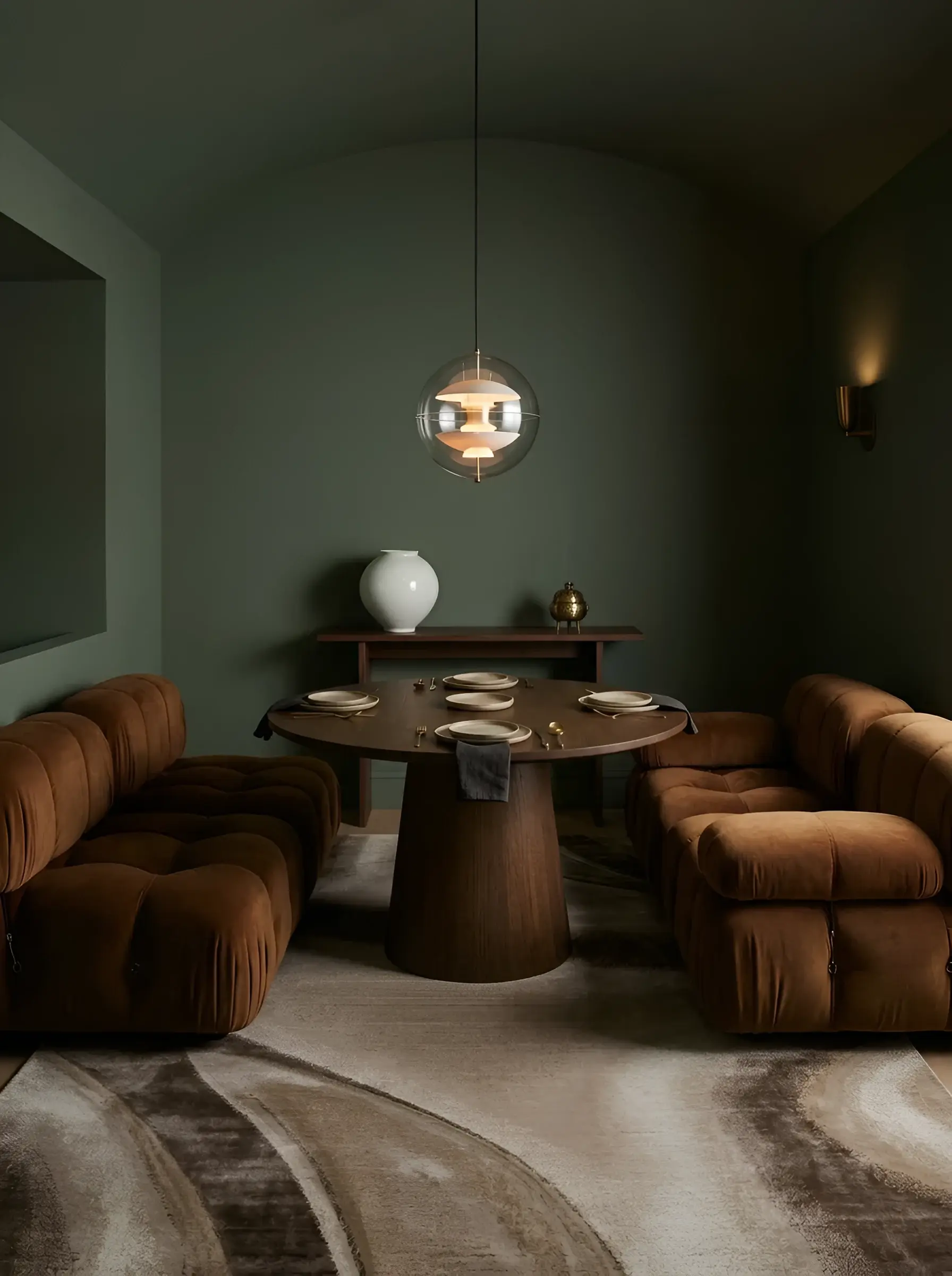 Sato Brown Beige in a styled room setting