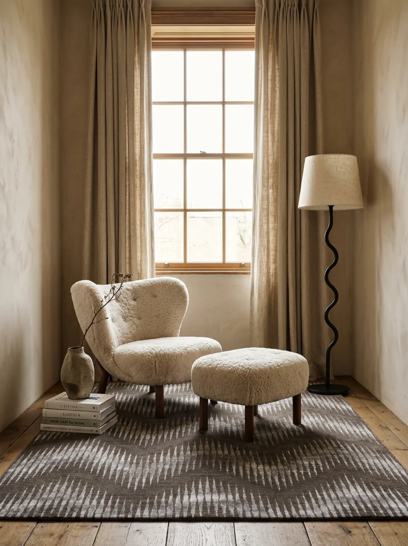 Seiji Brown Beige in a styled room setting