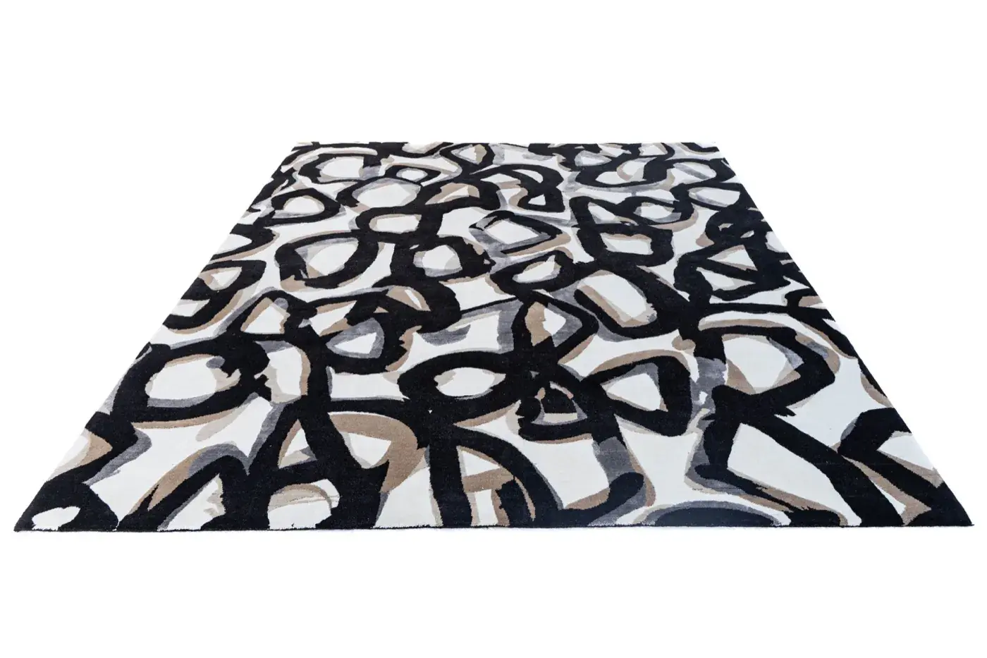 Shoji Brown Black White detail