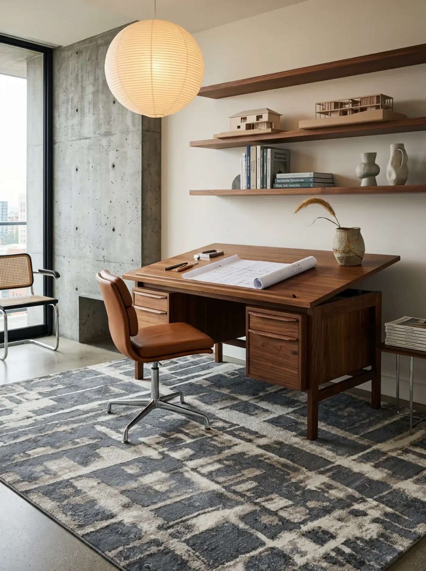 Toyo Grey Beige in a styled room setting