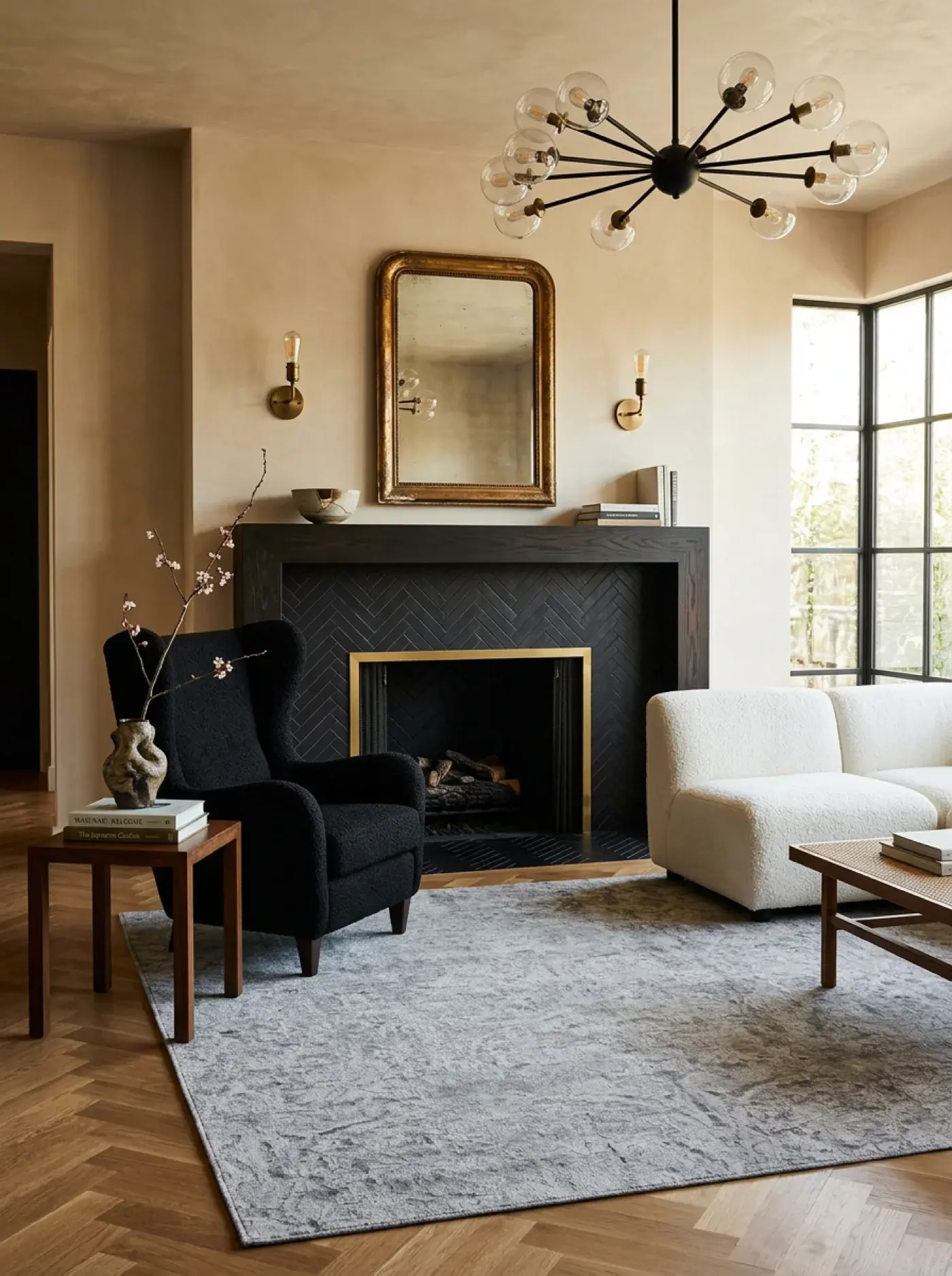 Tsubasa Grey Multi in a styled room setting