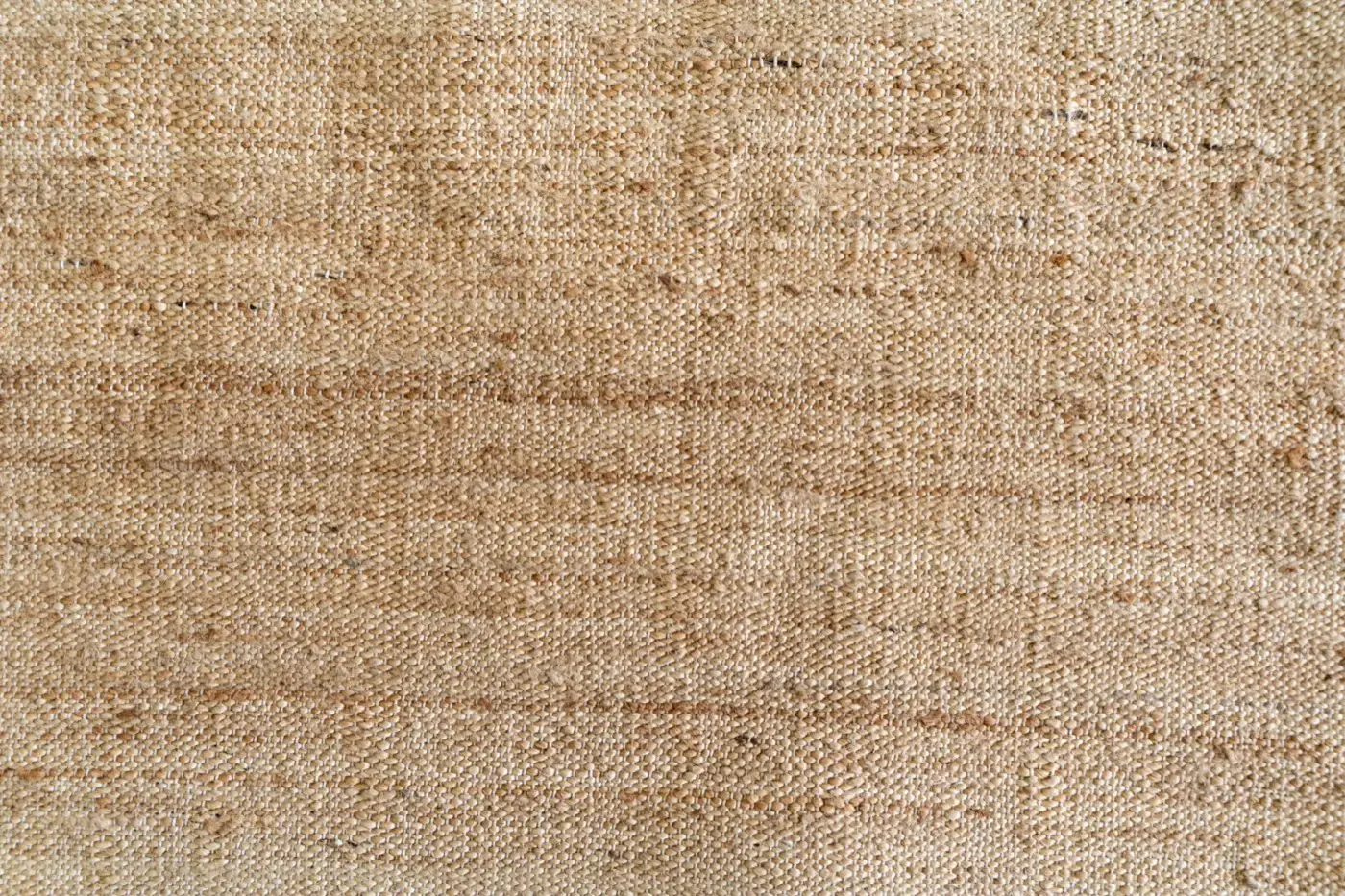 Sabi Natural jute texture close-up showing hand-woven flatweave