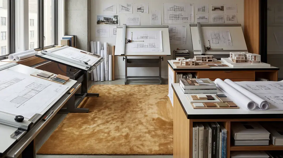 Kapetto rug in designer interior