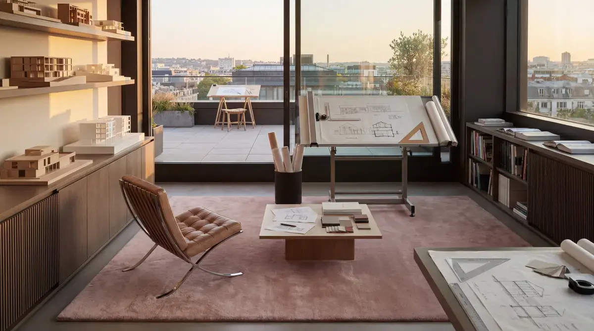 Kapetto rug in designer interior